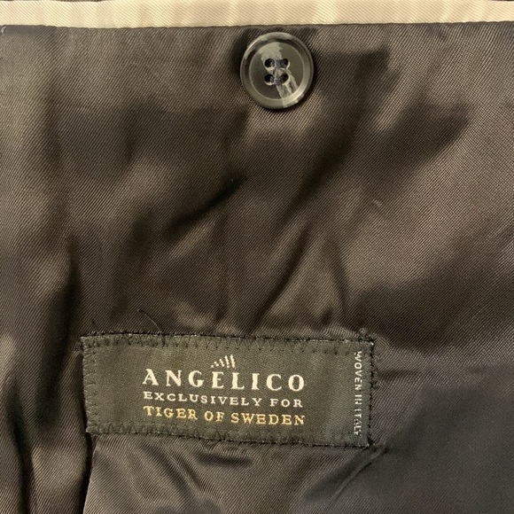 TIGER OF SWEDEN Nedvin men’s wool suit jacket blazer fully lined navy blue sz54L - Picture 6 of 16